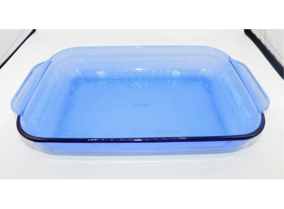 Pyrex 232 Cobalt Blue Casserole Baking Serving Dish 2.2 QT Made In USA