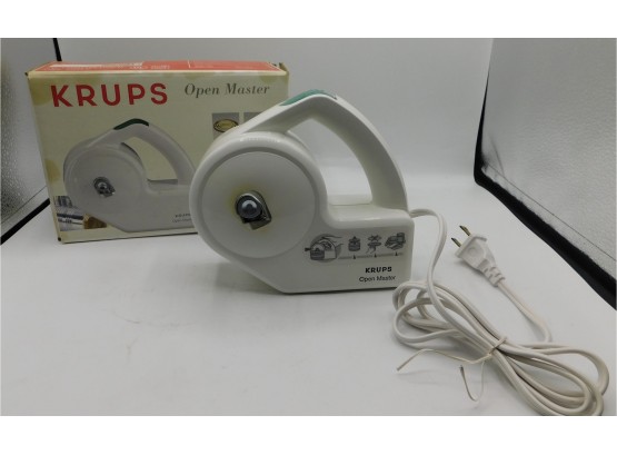 Retro Electric Krups Can Opener With Box