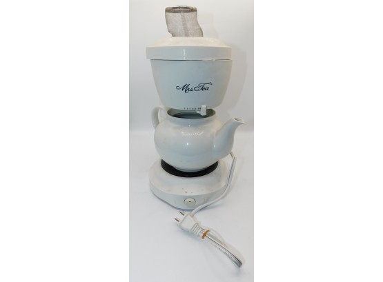 Vintage Mrs Tea By Mr Coffee Hot Tea Maker Model HTM1 6 Cup 30 Oz