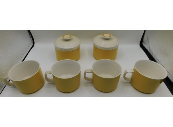 Mikasa Provencal Sugar Bowls And Coffee Mug Set C2300