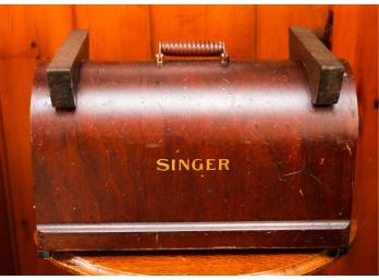 Vintage Wooden  Singer Sewing Machine Cover - Machine Not Included