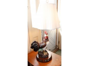 Vintage Rooster Lamp - Ceramic -  L16' X H34' D10'