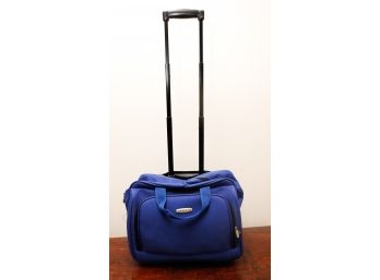 Vintage - STRATUS - Blue Carry On Bag W/ Wheels