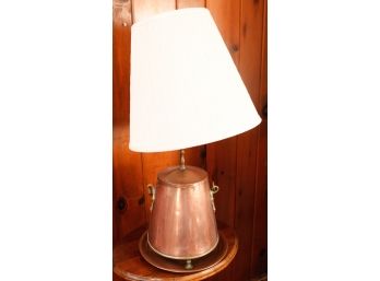 Custom Made - Copper Kettle/lamp - L16' Round X H31'