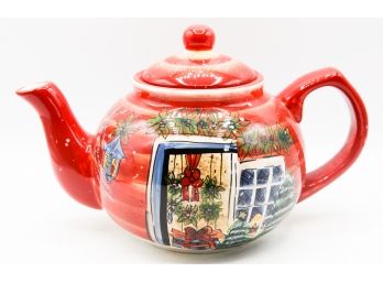 Nantucket - Beautiful Christmas Themed Tea Pot