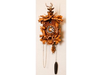 Beautiful Wooden Coo Coo Clock - L9' X H19' X D8'