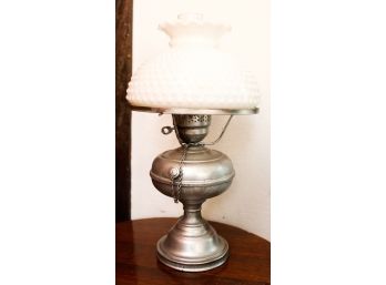 Stunning Vintage Milk Glass Lamp -