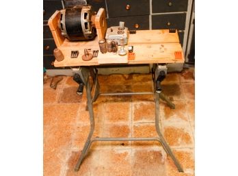 Work Bench W/ Emerson Electric Motor Attached - Model# KS6OKY-898