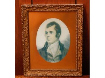 Vintage Robert Burns Framed Portrait - National Portrait Gallery - L10' X H12'