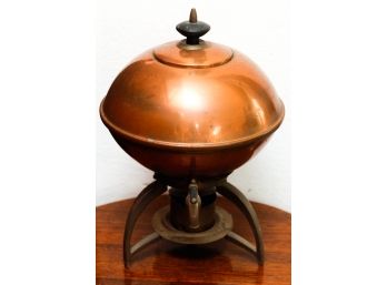 Antique Copper Coffee Urn, Samovar Coffee Percolator