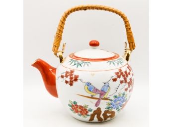 Beautiful Floral Teapot W/ Lid - Royal Sealy - Made In Japan