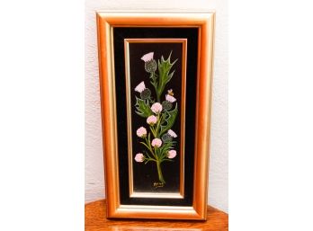 Beautiful Framed Floral Art - Signed Morag - L8' X H16'