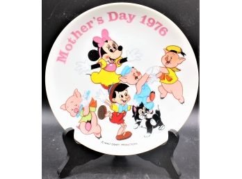 Disney's Mickey Mouse Mother's Day 1976 Plate Third Limited Edition By Schmid