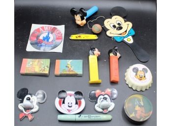 Lot Of Assorted Mickey Mouse Themed Accessories