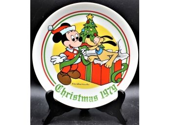 Walt Disney's 1979 Christmas Collectors Plate Schmid 3,341/15000 W/ Original Box