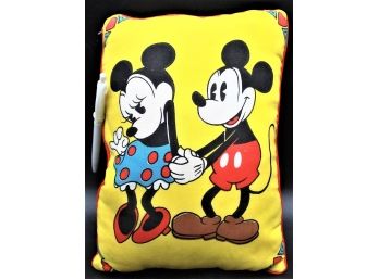 Vintage I.S. Sutton Walt Disney Magic Kingdom Mickey Mouse Autograph Pillow