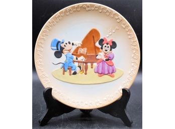 Walt Disney Productions Disney Parks Mickey & Minnie Mouse In Concert Plate