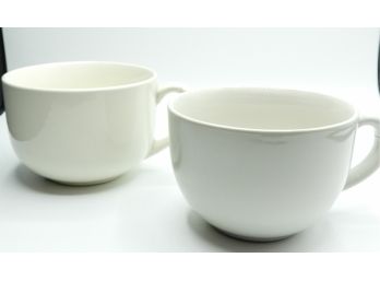 Large White Coffee Mugs