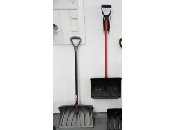 Assorted Set Of 2 Snow Shovels