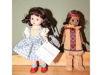 Madame Alexander 'pocohontas' & 'dorothy' Dolls