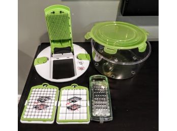 Genius Salad Chopper 19 Cup 6-pc Food Prep System