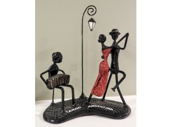Tango Argentina Black Wire Figurine