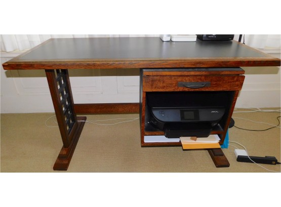 Custom Handmade Formica & Wood Computer Desk