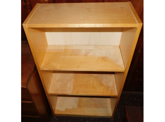Wooden Three Shelf Bookcase