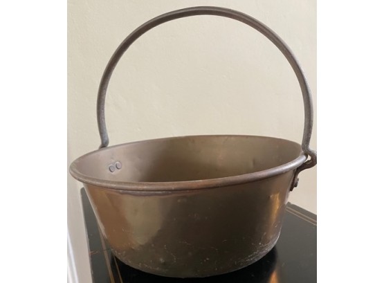 Copper Ash Bucket With Handle