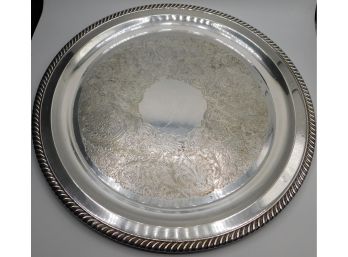 Arts Co. Silver Plated Decorative Serving Platter