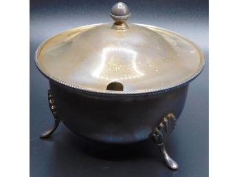 Footed Sugar Bowl With Lid