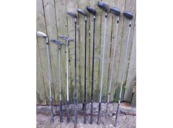 Lot Of Assorted Golf Clubs