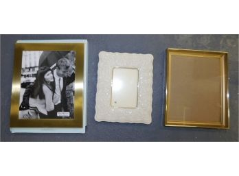Lenox Picture Frame With Assorted Picture Frames