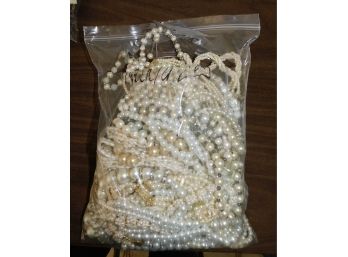 Assorted Lot Of Beaded Necklaces And Faux Pearl Necklaces