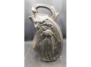 Handmade Carved Water Decanter With Handle