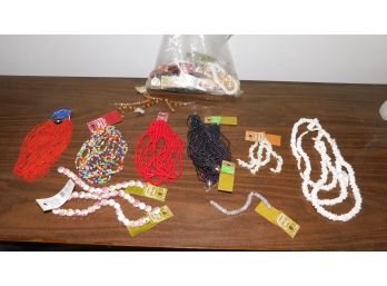Assorted Lot Of Beaded Necklaces And Bracelets