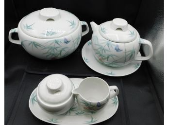 Lovely Vintage Limoges Porcelain Teapot Set