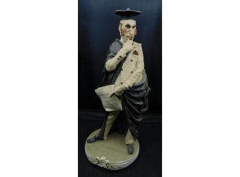 Vintage Capodimonte Professor Figurine