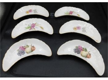 Chadwick Crescent Hand-painted Porcelain Bowls