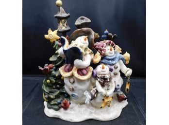 Decorative Trim A Home Snowman Family Decor Figurine