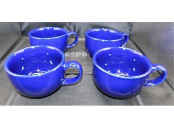 Set Of Lynns Cobalt Blue Ceramic Bowls