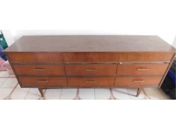 Mid Century Modern 9 Drawer Dresser