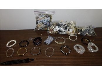Assorted Lot Of Costume Jewelry Bracelets