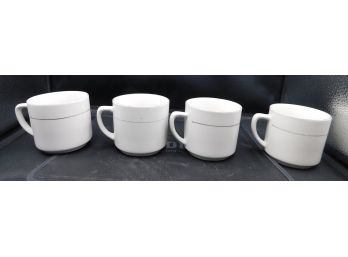 Fine Porcelain In Art Coffee Cup Set