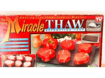 Miracle Thaw - Defrosting Tray - As Seen On TV - In Orginal Box