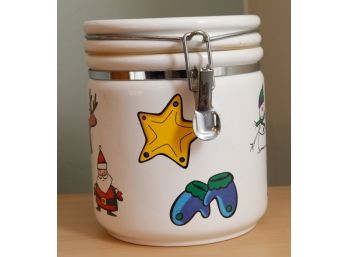 Charming Christmas Cookie Jar - Produced For Designpac Inc.