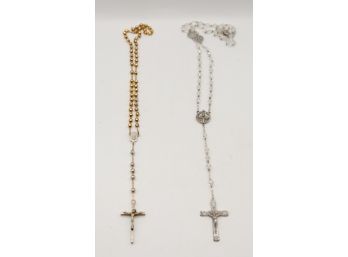 2 Beautiful Rosary Crucifixes