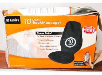 Homedics - 10 Motor Back Massager - Back Shoulders And Thighs - In Original Box