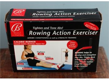 BALLY Total Fitness - Rowing Action Exerciser - Tighten And Tone Abs
