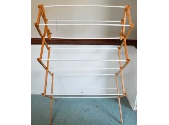 Wooden Clothing Drying Rack